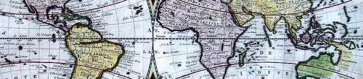 World Map - 1748 Old World Map
